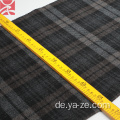 Doppelgesichtes Plaid-Check-Wollwollstoff gegen Mantel